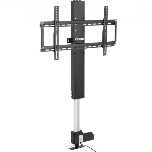 VEVOR Motorized TV Lift Stroke Length 28 Inches Motorized TV Mount Fit for 26-57 Inch TV Lift with Remote Control Height Adjustable 28 Inch Load Capacity 132 Lbs