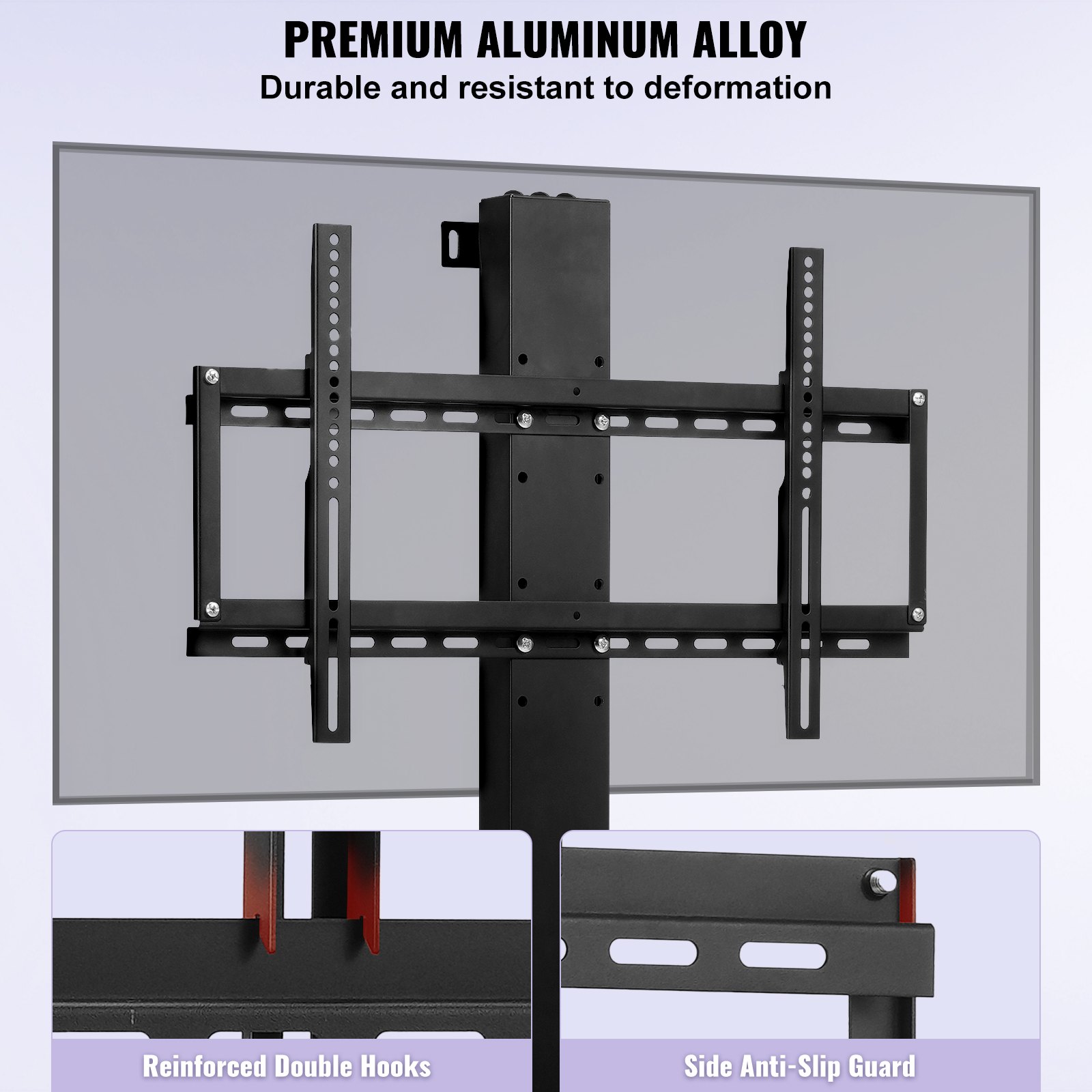 VEVOR 800mm Motorized TV Lift Stroke Length Inches Motorized TV Mount Fit for TV Lift with Remote Control Height Adjustable Load Capacity Wireless Remote Control (32"(80cm))