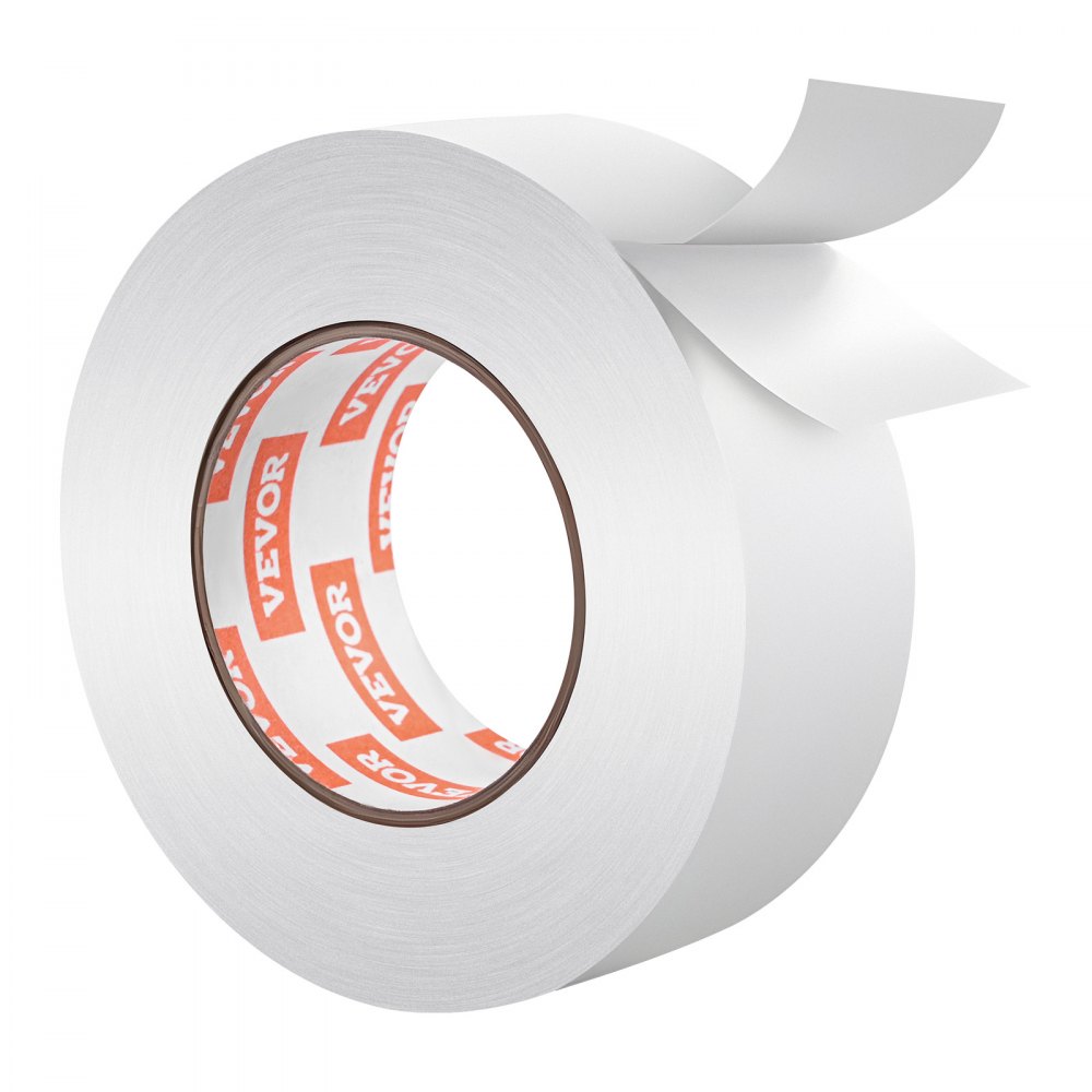 VEVOR Double Sided Carpet Tape, 2 Inch x 30 Yards, Strong Adhesive and Residue-Free, Heavy-duty Sticker Rug Tape Grippers for Area Rugs, Carpets, Laminate, Tile, Concrete, and Hardwood Floors