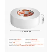 VEVOR Double Sided Carpet Tape Rug Tape 2 Inch x 30 Yards for Area Rugs Carpets