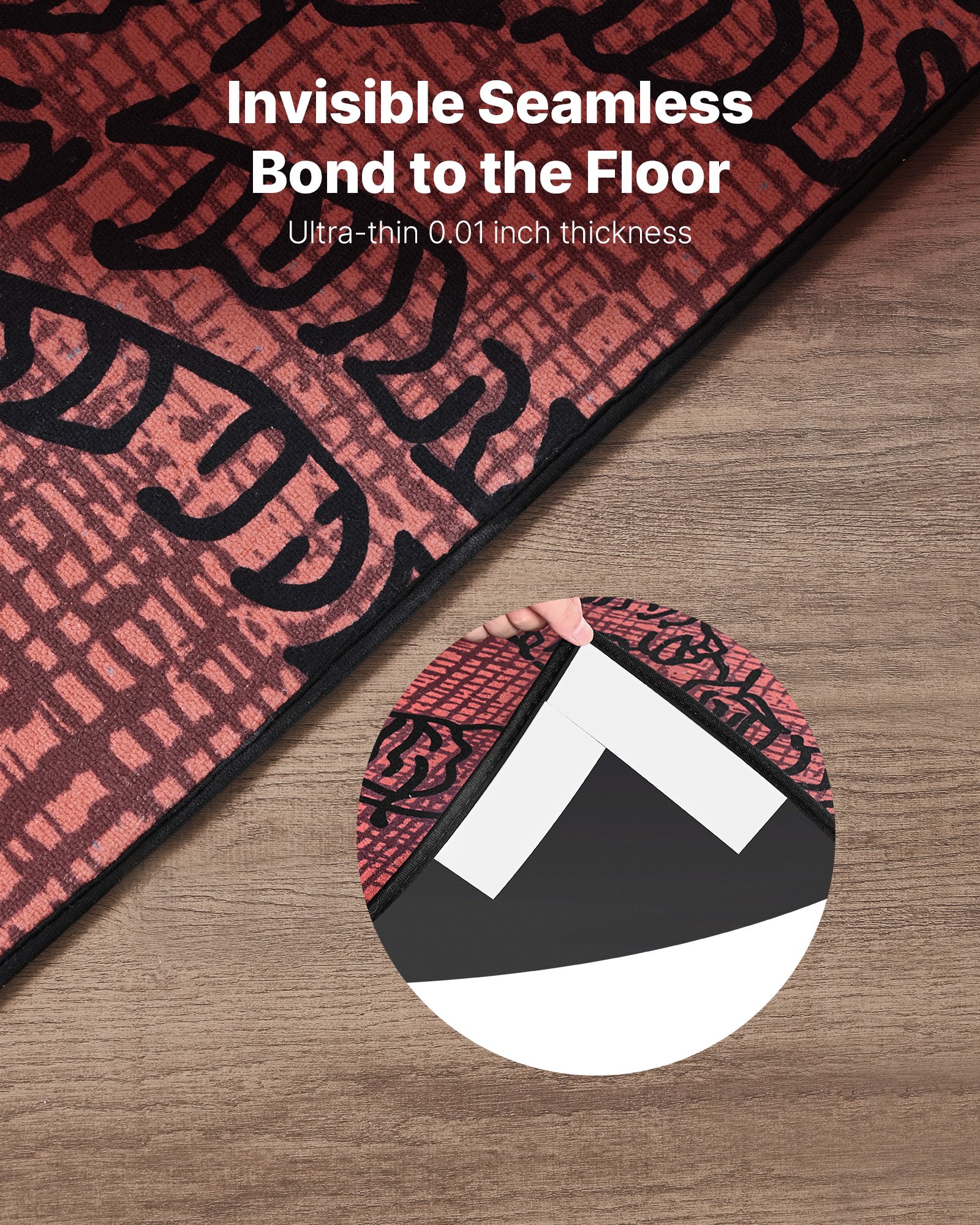 VEVOR Double Sided Carpet Tape, 2 Inch x 30 Yards, Strong Adhesive and Residue-Free, Heavy-duty Sticker Rug Tape Grippers for Area Rugs, Carpets, Laminate, Tile, Concrete, and Hardwood Floors