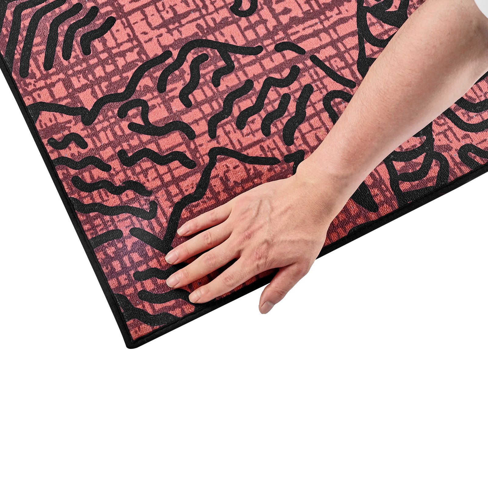 VEVOR Rug Gripper, 20 PCS, Strong Adhesive and Residue-Free, Double Sided Non-Slip Carpet Stickers for Area Rugs, Keep Corners from Curling and Bunching, for Holding Rugs in Place on Hardwood Floors