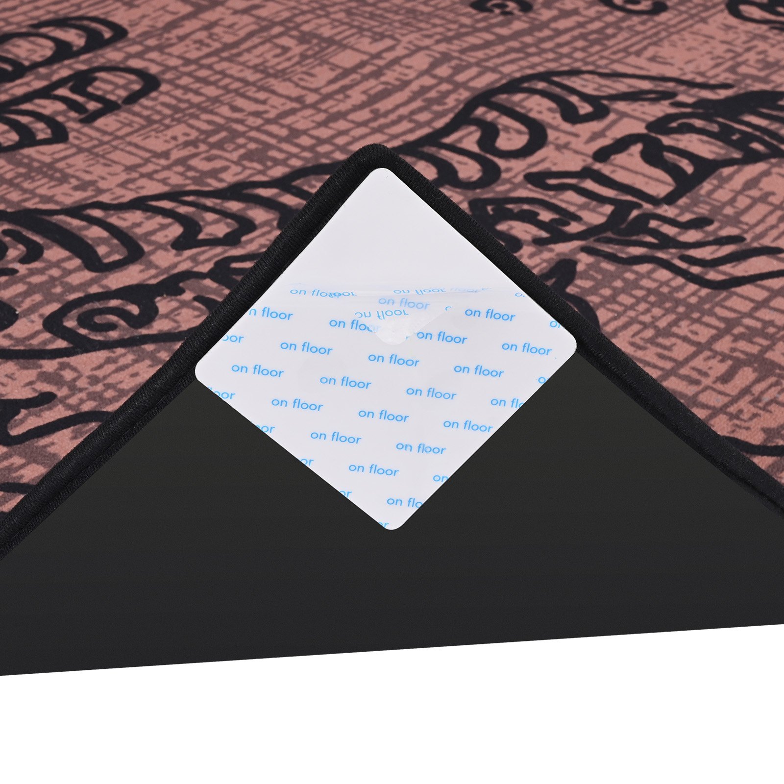 VEVOR Rug Gripper, 20 PCS, Strong Adhesive and Residue-Free, Double Sided Non-Slip Carpet Stickers for Area Rugs, Keep Corners from Curling and Bunching, for Holding Rugs in Place on Hardwood Floors