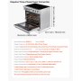VEVOR 36 in Electric Range Oven, 6.0 Cu. Ft. Capacity Compact Freestanding Oven, Stainless Steel Kitchen Stove, with 5 Burners, Digital Screen Button Control, Easy Reach Racks for RV(No Power Cord)