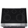 VEVOR 36 in Electric Range Oven, 6.0 Cu. Ft. Capacity Compact Freestanding Oven, Stainless Steel Kitchen Stove, with 5 Burners, Digital Screen Button Control, Easy Reach Racks for RV(No Power Cord)