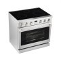 VEVOR 36 in Electric Range Oven, 6.0 Cu. Ft. Capacity Compact Freestanding Oven, Stainless Steel Kitchen Stove, with 5 Burners, Digital Screen Button Control, Easy Reach Racks for RV(No Power Cord)