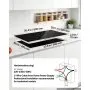 VEVOR Electric Cooktop 36inch 5 Burners Stove Top 8900W 220V No Plug, Ceramic Built-in Radiant Electric Stove , with 9 Power Levels, Timer, Child Lock, Over-Heat Guard, Touch Control
