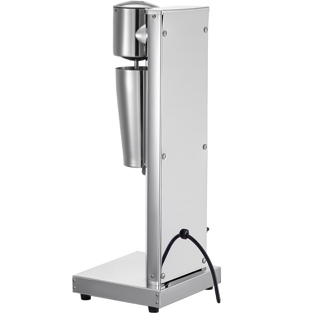 VEVOR Milkshake Maker Kit, Stainless Steel Electric Milkshake Maker, 180W Milkshake Machine, Single Head Classic Milkshake Maker with 800ml Cup, Silver Milkshake Maker Machine, 2 Speed Adjustable