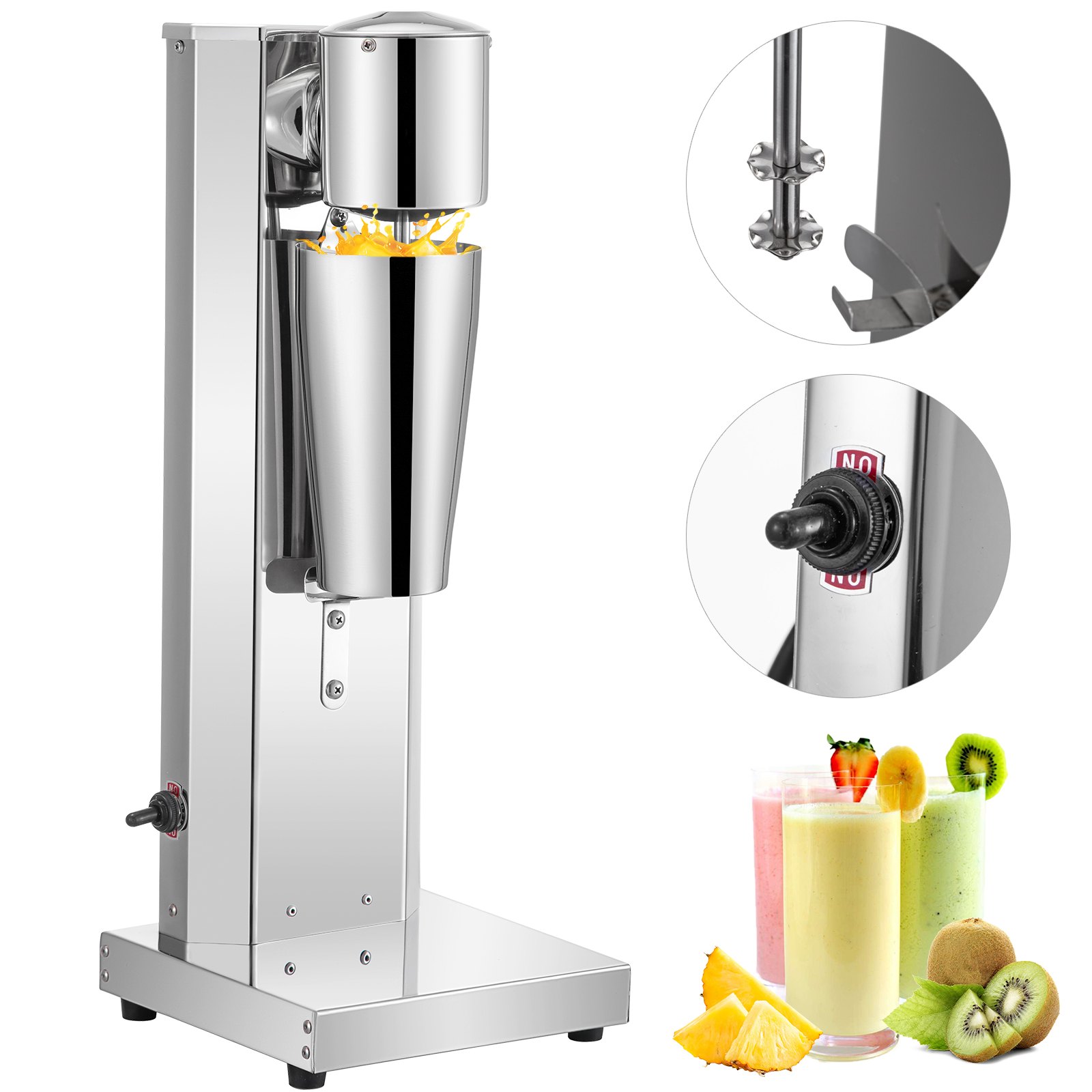 Sweiko Milkshake Maker Kit, Electric Milkshake Maker, Stainless Steel Milkshake Machine Sweiko Milkshake Maker Kit, Electric Milkshake Maker, Stainless Steel Milkshake Machine