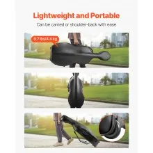 VEVOR Portable Composite Carbon Fiber 4/4 Full Size Cello Case Carrying Bag