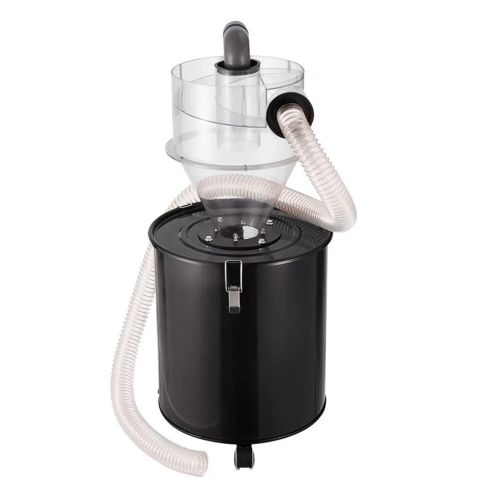 VEVOR Cyclone Dust Separator w/ Tank Vacuum Cleaner Separator 4" for 50L Tank