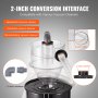 VEVOR Cyclone Dust Separator w/ Tank Vacuum Cleaner Separator 102mm for 50L Tank