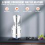 VEVOR Water Alcohol Distiller, 6.7 Gal/30 L, 304 Stainless Steel Still with 6-Lap Coil, Home Distillery Kit with 5 Kg Output per Time, with Thermometer Vinometer Pump, for Whiskey Brandy Essential Oil