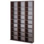VEVOR Media Storage Cabinet, 9-layer DVD Shelf Holds up to 756 CDs, Adjustable CD Shelves 27 Compartments, Protects & Organizes Music, Movie, Video Games or Memorabilia Collections, Espresso