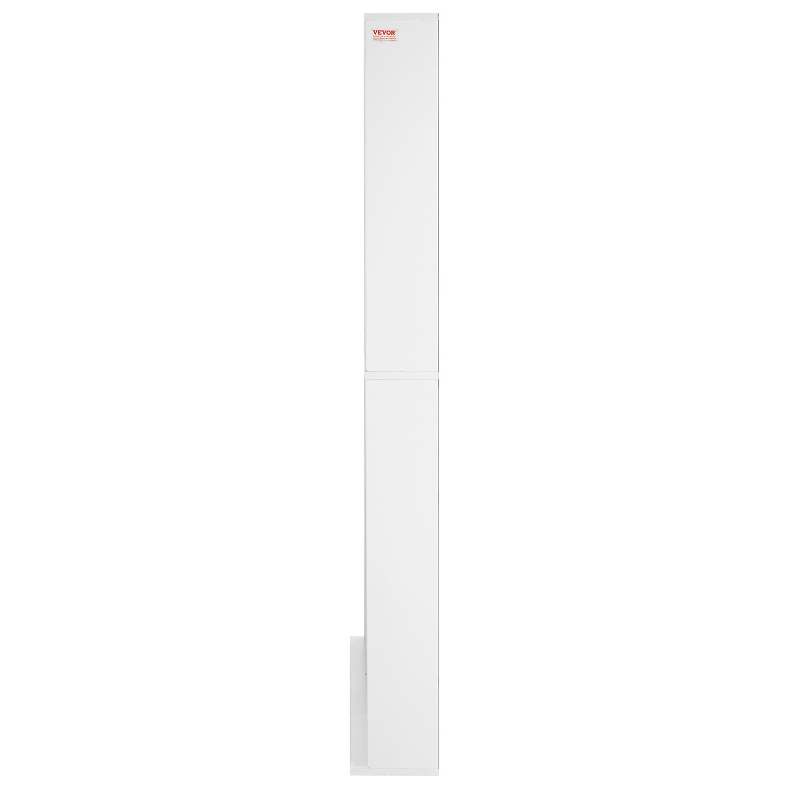 VEVOR Media Storage Cabinet 9 Layers Adjustable DVD Shelves Holds 756 CDs White