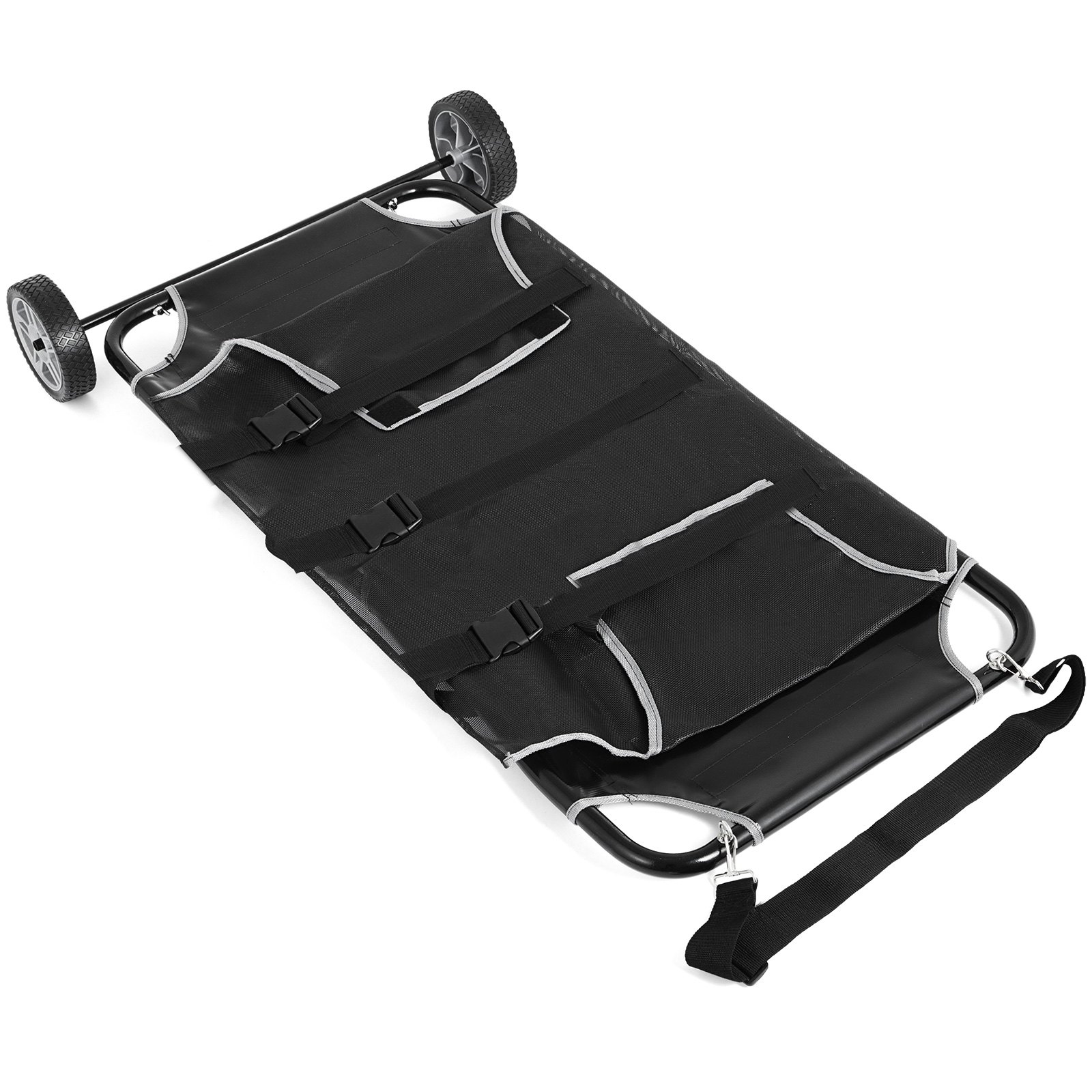 Large Animal Pet Dog Cat Puppy Cart Carrier Stretcher Transport Trolly 2 Wheels