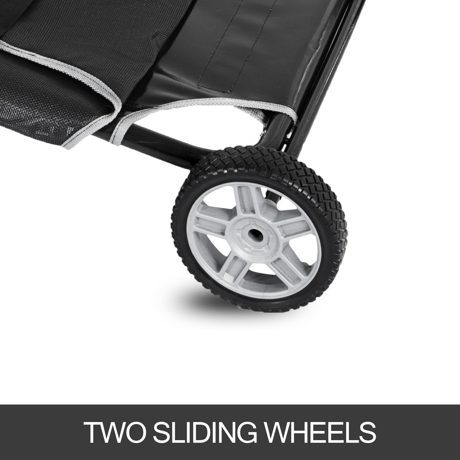 Large Animal Pet Dog Cat Puppy Cart Carrier Stretcher Transport Trolly 2 Wheels