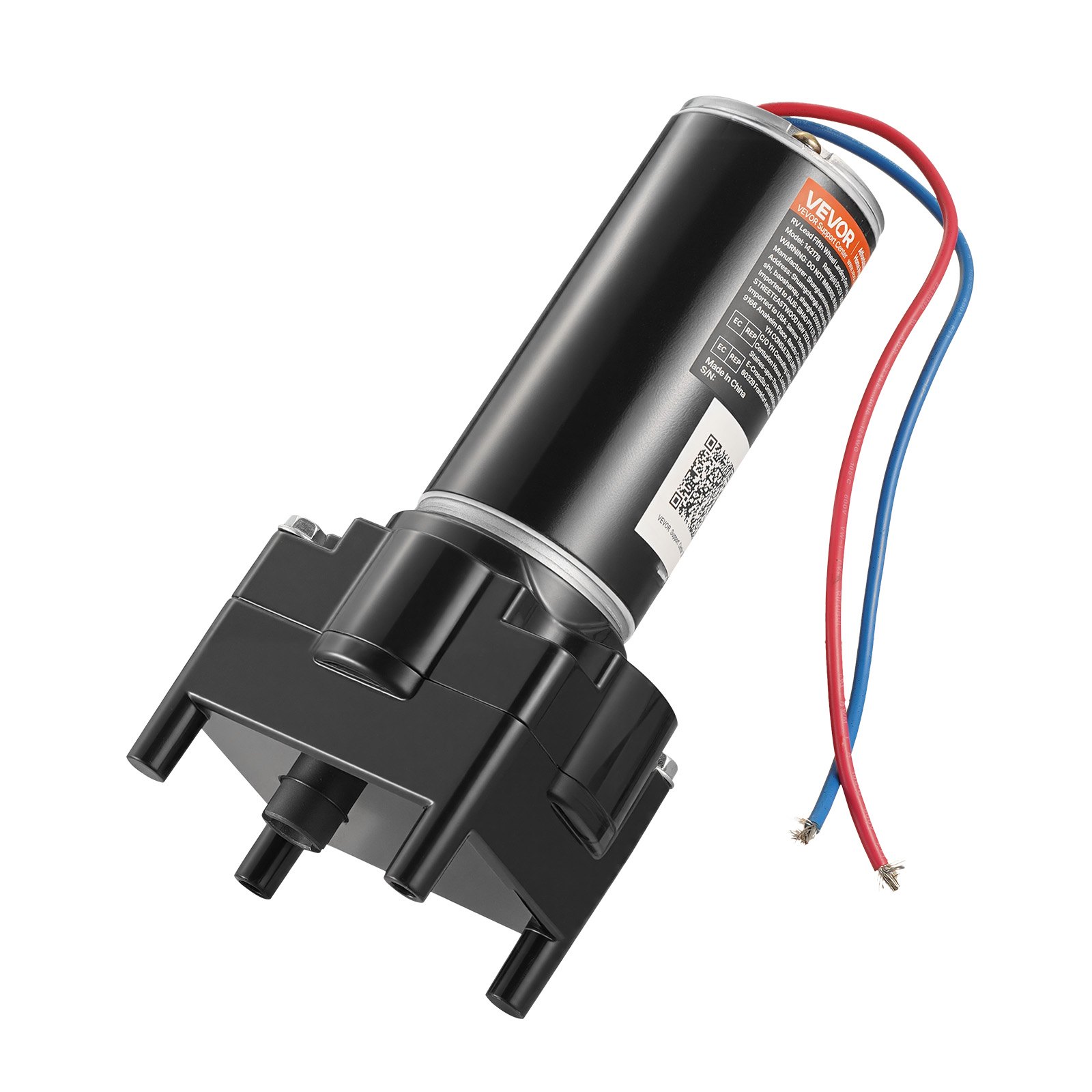 VEVOR RV 5th Wheel Landing Gear Motor, Replaces LG-142178, 2500 kg Capacity, 300W RV Fifth Wheel Power Landing Gear Motor Compatible with Lippert Venture, Atwood, Stromberg Carlson Systems, Black