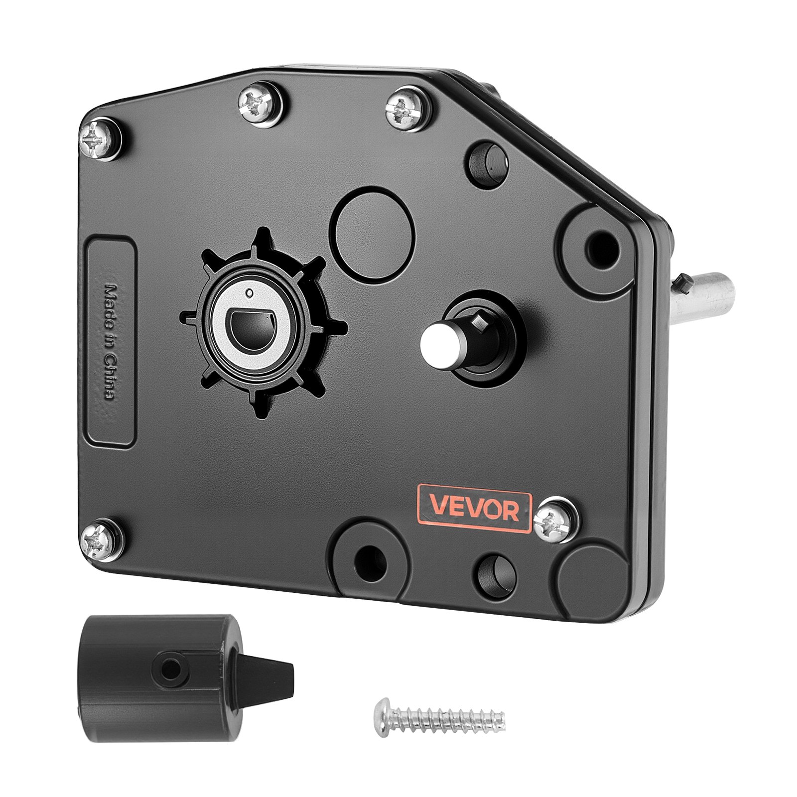 VEVOR RV Fifth Wheel Landing Gear Box 276602, Universal Mount Steel Gearbox Compatible with Lippert Venture, Atwood, Stromberg Carlson Landing Gear Systems, Replace LG-179015, Adjustable Height, Black