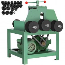 VEVOR Electric Pipe Tube Bender, 1500W Electric Tube Roller Bender Tool, Multi-function Pipe Bender Machine with 9 Round and 8 Square Die Set for Thin-wall Circular Square Tube Bending
