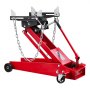 VEVOR Low Profile Floor Jack, 1000 lbs / 0.45 Ton Lifting Capacity Telescoping Transmission Floor Jack, 6.3-25.2 in Lifting Height, 360° Swivel Front wheels, Heavy-Duty Lift Hoist for Garage/Shop