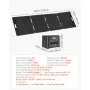 VEVOR Portable Power Station with 200W Solar Panel, 1200W Solar Generator Power Station, 806Wh LiFePO4 Battery Backup with 9 Output Ports for Home Emergency, Outdoor Camping, RV Travel