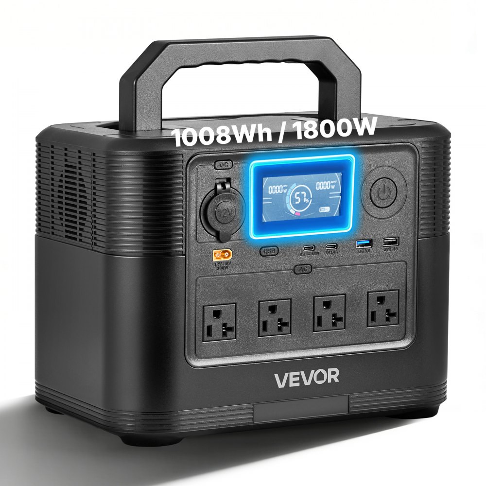 VEVOR M9 1800W 1008Wh Portable Power Station