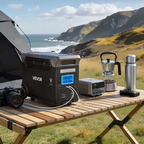 VEVOR Portable Power Station, 3000W Solar Generator Power Station, 3072Wh  LiFePO4 Battery Backup with 15 Output Ports for for Home Emergency, Outdoor  Camping, RV Travel (Solar Panel NOT Included) | VEVOR US