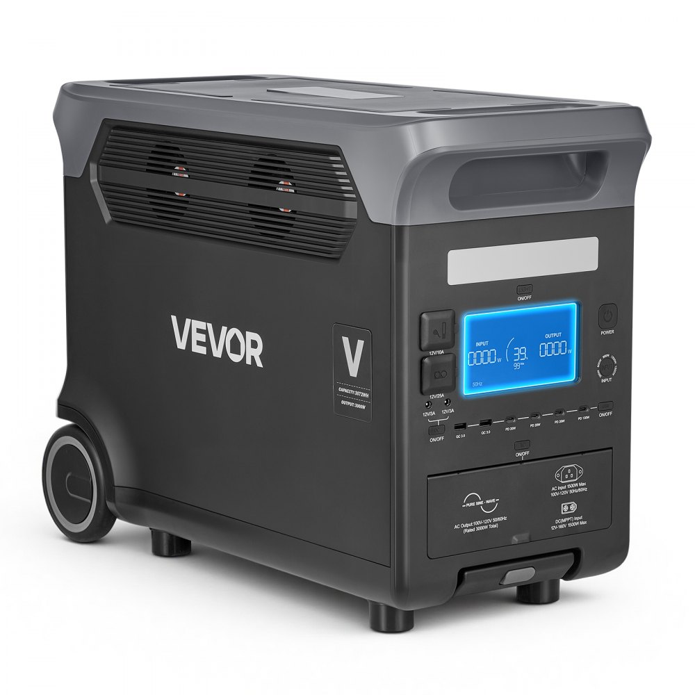 VEVOR LW3000 3000W 3072Wh Portable Power Station