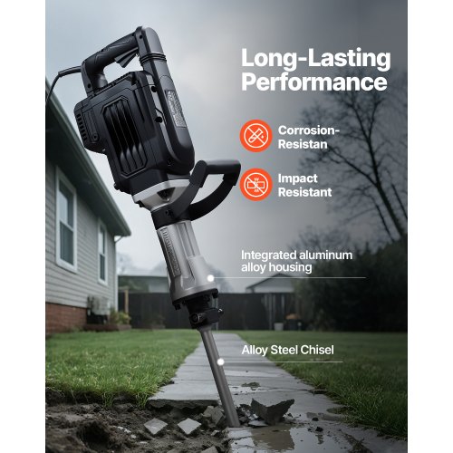 Lammutushaamer 3000 W, 60 J, 1 meisel — pilt 5