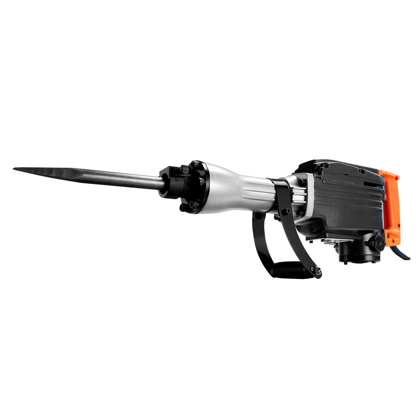 VEVOR Demolition Jack Hammer, 1350 BPM Concrete Breaker 6pcs Chisels Bit Chipping with Case, 2200W Electric Jackhammer Heavy Duty, Black