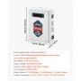 VEVOR Step Down Voltage Converter, 2000VA, Heavy Duty Voltage Power Converter, 220V to 110V Power Transformer, with 2 US Outlets, USB Output, LCD Display, Temperature Protection, for 110V Appliances