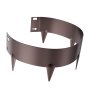 VEVOR Steel Landscape Edging, 5 Packs 39 x 4 in Rust-Resistant Metal Landscape Edging, Bendable Garden Edging Border, Heavy Duty Lawn Edging, Easy-to-Install, Flower Bed Yard Pathway Divider Brown