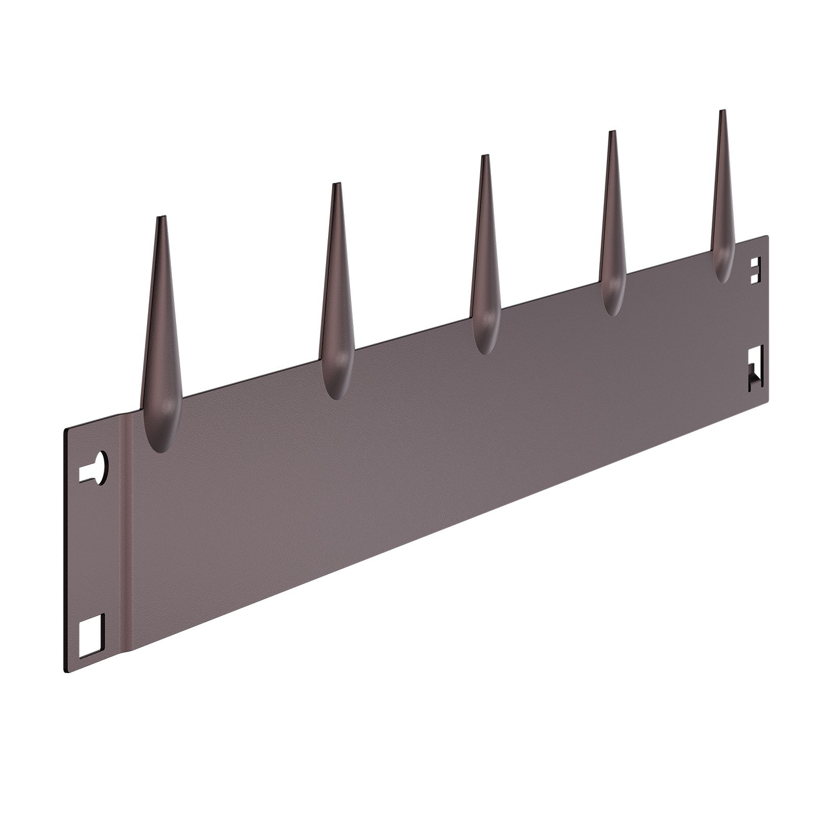 VEVOR Steel Landscape Edging, 5 Packs 990 x 181 mm Rust-Resistant Metal Landscape Edging, Bendable Garden Edging Border, Heavy Duty Lawn Edging, Easy-to-Install, Flower Bed Yard Pathway Divider Brown