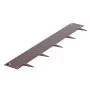 VEVOR Steel Landscape Edging, 5 Packs 39 x 5 in Rust-Resistant Metal Landscape Edging, Bendable Garden Edging Border, Heavy Duty Lawn Edging, Easy-to-Install, Flower Bed Yard Pathway Divider Brown