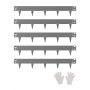 Steel Landscape Edging 5 Packs 39 x 3in Rust-Resistant Edging Border Dark Gray