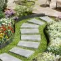 VEVOR Steel Landscape Edging, 5 Packs 39 x 4 in Rust-Resistant Metal Landscape Edging, Bendable Garden Edging Border, Heavy Duty Lawn Edging, Easy-to-Install, Flower Bed Yard Pathway Divider Black