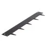 VEVOR Steel Landscape Edging, 5 Packs 39 x 4 in Rust-Resistant Metal Landscape Edging, Bendable Garden Edging Border, Heavy Duty Lawn Edging, Easy-to-Install, Flower Bed Yard Pathway Divider Black