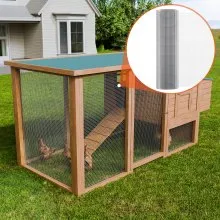 VEVOR Hardware Cloth, 1/2 inch 36in x 100 ft 19 Gauge, Hot Dipped Galvanized Wire Mesh Roll, Chicken Wire Fencing, Wire Mesh for Rabbit Cages, Garden, Small Rodents