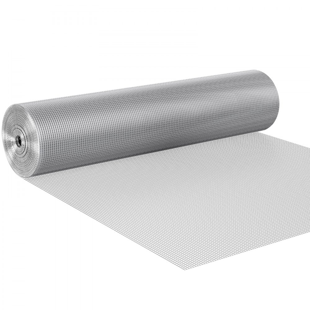 VEVOR Hardware Cloth, 1/4 inch 36in x 100 ft 23 Gauge, Hot Dipped Galvanized Wire Mesh Roll, Chicken Wire Fencing, Wire Mesh for Rabbit Cages, Garden, Small Rodents