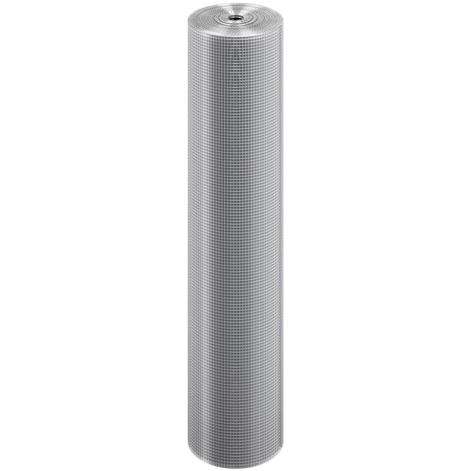 VEVOR Hardware Cloth, 6.35mm 915mmx30.48m 23 Gauge, Hot Dipped Galvanized Wire Mesh Roll, Chicken Wire Fencing, Wire Mesh for Rabbit Cages, Garden, Small Rodents