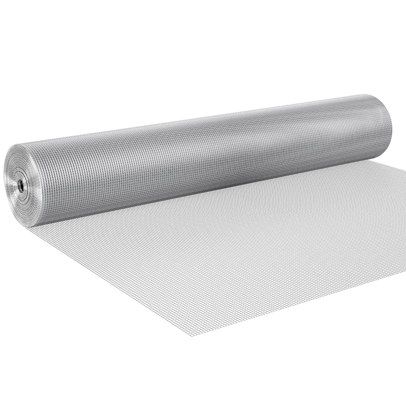 VEVOR Hardware Cloth, 1/4 inch 48in x 100 ft 23 Gauge, Hot Dipped Galvanized Wire Mesh Roll, Chicken Wire Fencing, Wire Mesh for Rabbit Cages, Garden, Small Rodents