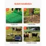 VEVOR Electric Fence Netting, 0.88 x 49.98 m, PE Net Fencing with Posts & Double-Spiked Stakes, Utility Portable Mesh for Goats, Sheep, Lambs, Deer, Hogs, Dogs, Used in Backyards, Farms, and Ranches