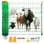 VEVOR Electric Fence Netting, 1.27 m x 50 m, Livestock Net Fencing with Posts & Stakes, Portable Mesh Nets for Goats, Sheep, Deer, Hogs, Dogs, Electric Fencing for Backyards, Gardens, Farms, Ranches