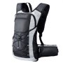 Rucsac de hidratare VEVOR, rucsac izolat de 15L cu vezică de apă TPU de 3L, rucsac de drumeție cu spațiu de depozitare pentru bărbați și femei, rucsac de zi cu apă pentru drumeții, alergare, drumeții, ciclism, camping