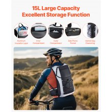 Hydration Pack Backpack 3L TPU Water Bladder Cycling Hiking Running Camping