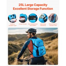 Hydration Pack Backpack 2L TPU Water Bladder Cycling Hiking Running Camping