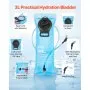 VEVOR Hydration Backpack, 15L Insulated Hydration Pack Backpack with 3L TPU Water Bladder, Hiking Water Backpack with Storage for Men Women, Hydro Water Daypack for Hiking Running Cycling Camping