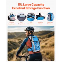 Hydration Pack Backpack 3L TPU Water Bladder Cycling Hiking Running Camping