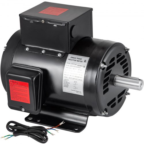 VEVOR Air Compressor Motor, 7.5 HP, Nameplate RPM 3450 Capacitor-Start/Run, Voltage 230V AC Air Compressor AC Motors